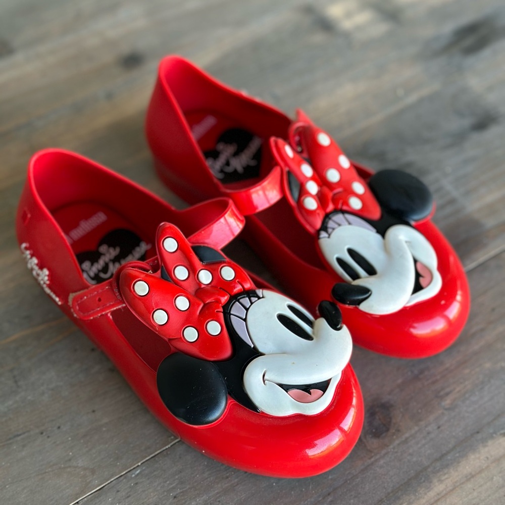 Mini Melissa Red Minnie Mouse Dress Shoes